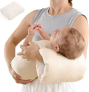 PEIPEIWU Waterproof Nursing Arm Pillow,Breastfeeding Pillow,Cozy Cradle, Cozy Cradle Pillow, Cozy Cradle Arm Pillow, Soft Nursing Arm Pillow (Beige)