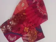 2x Warriors in Pink Scarfs Geometric Design Ford Collection 53" x 9" NEW in Bag