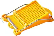 1 pcs Slicer Cuts Luncheon Meat, Boiled Eggs Ham Into Neat and Equal Slices Without Mashing (Suits Soft Cheese,No Bony Foods) (Yellow, One Size)