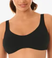 Skinny Dippers L47533 Womens Black Simba Good Vibes Bikini Top Size M