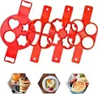 4 PCS Nonstick Pancake Maker Mold Silicone Egg Ring Maker Perfect Cooking Tool