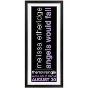Melissa Etheridge - Angels Would Fall Daybill Poster Framed
