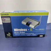 New in the Box Linksys Wireless - G Music Bridge