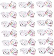 SOLUSTRE 400pcs Paper Baking Trays Safe Practical Muffin Cups Disposable Cupcake Cups for Concession Stands Diners Restaurants Bakeries