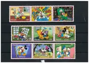 PALAU 1997 - Disney serie completa 9 valori MNH