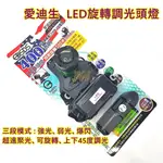 AJ工具 愛迪生 400流明 LED頭燈 XPE燈泡 調焦  頭燈 EDS-K1110 500流明 EDS-K1111