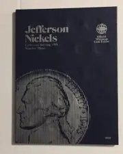 JEFFERSON NICKELS (1996- ) #9035 COIN FOLDER BY WHITMAN - NEW OLD STOCK