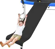 Universal Trampoline Slide with Buffer Region,【24 Upgraded Trampoline Slides】 Heavy Duty Steel Trampoline Accessory Slide, Ideal for Children or Kids to Climb up and Slide Down (Slide)
