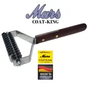 MARS COAT KING STRIPPER DOG Undercoat Coat 12 DOUBLE WIDE STRIPPING Tool Rake