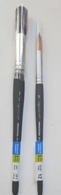 Princeton Aqua Elite Watercolor Brush, 2 pc, Round 12, Mop 5/8 in