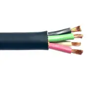 12/4 SJOOW Power Cable Flexible CPE Jacket Black 300V