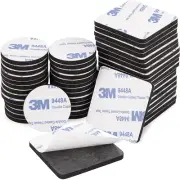 50Pcs Heavy Duty Double Sided Foam Tape Strong Pad Mounting Adhesive Black
