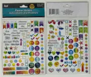 300 Counts Planner Calendar Stickers Priority Goals Best Day Ever Set of 2