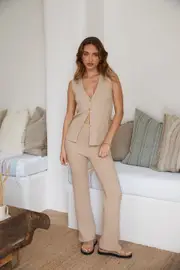 Cup Of Tea Pants Beige