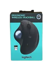 Logitech ERGO Wireless Ergonomic Trackball Mouse, 910-006610 New