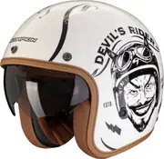 Scorpion Belfast Evo Romeo Jet Helmet, black-white, Size S for Men Black White