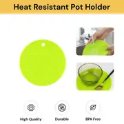 Multipurpose Silicone Heat Resistant Pot Holder Insulation Mat Kitchen Tool