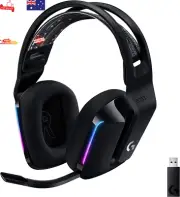 733 LIGHTSPEED Wireless Gaming Headset Black RGB Blue VO!CE Mic PRO-G Audio
