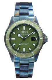 OUT OF ORDER Casanova Bracelet Watch, 44mm in Orange And Green at Nordstrom One Size