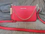 MICHAEL KORS Jet Set Medium Saffiano Leather Crossbody Bag