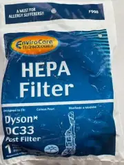 Envirocare Dyson DC33 Post Filter Multi Floor Vacuums, Part # 92