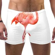 [VBFOFBV] Men's Printed Jammer Swimsuit Swim Shorts, Football Field Cartoon Pattern