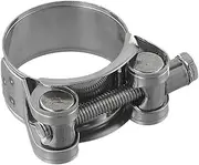 Hose Clips Adjustable, For Exhaust System Hose Clamp Hose Clip Vent Type Clamp Heavy-duty Silver Color 304 Stainless Steel durable(26 28mm)