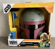 Star Wars Boba Fett Electronic Mask with Sound Effects Kids Costume Gift Set NEW