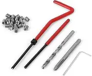 25Pcs Thread Repair Insert Kit M4 High-Efficiency Threading Tool for Machinery Steel Aluminum