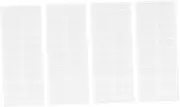 Baluue 4 Sheets Nail Patch Nail Oil Nail Gel Clear Nail Polish Nail Stickers Nail Polish Guards for Fingers Nails Stickers Nail Polish Cuticle Protector Transparent Double Sided Tape