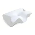 1pc Ergonomic Memory Foam Cervical Pillow, 2-in-1 Contour Neck Support