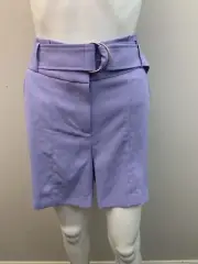 NEW PORTMANS PURPLE HYDRANGEA SHORTS SIZE 10 (# 1459 )