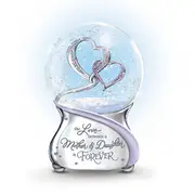 Love Between Mother And Daughter Musical Snow Globe