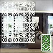Hanging Room Divider, Rectangular Waterproof Semi-Privacy Partitions Panel Screen,5mm Thick Entrance Hall Restaurant Decoration Screen,2 Sizes