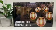 KNONEW 164 Ft Outdoor String Lights LED, Patio Globe String Lights
