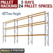 PALLET RACKING - 3 Bays 4877mmH - Dexion Compatible Storage HEAVY DUTY shelving