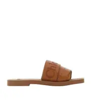 Chloé Woody Flat Mules 35,36 Brown