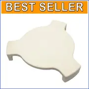 Versatile 18" Oval Heat Deflector Pizza Stone for Perfect Meat & Pizza Cooking
