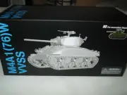 DRAGON 1:72 US M4A1 (76)W SHERMAN WSS 3RD ARMORED DIV FRANCE 1944