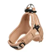 Spring and Summer Fashion X Type Dog Harness, Beige_Egon, Extra Large