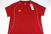 Adidas ClimaLite T-Shirt Women's Size XL Red V-Neck Lightweight