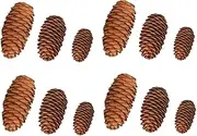 PEPLAYTAL 30Pcs Natural Pine Cone for Xmas Wreaths Holiday Decor Real Pine Cones for Christmas Tree Wedding Decorations