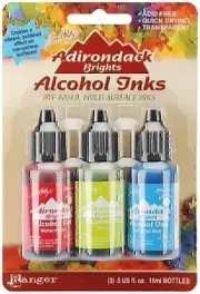 Ranger TAK-B-25962 Adirondack Brights Alcohol Ink 1/2-Ounce 3/Pkg, Dockside...