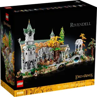 【LEGO 樂高】磚星球〡10316 魔戒系列 瑞文戴爾™森林 THE LORD OF THE RINGS: RIVENDELL™