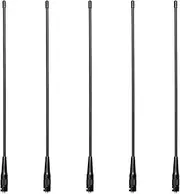 Retevis RHD-771 Whip Gain Antenna 15.4" SMA-F Dual Band 144/430 MHz for H-777 /RT7/RT-5R Baofeng UV5R/888S/Kenwood 2 Way Radio(5 Pack)