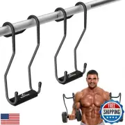 ACHIFPEAK Dumbbell Spotter Hooks for Bench Press Connecting and Hanging Dumbb