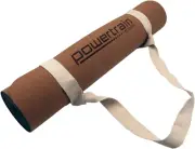 Powertrain Cork Yoga Mat with Carry Straps Home Gym Pilate Colour Name:Excerc...