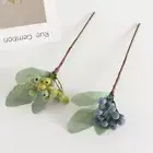 DIY Artificial Blueberry Plant Handmade Fake Blueberries Vase Decor