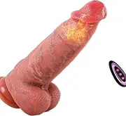 Female Sex Toys Thrusting Dildo - Sex Toy Realistic Silicone Anal Dildos with Vibrating & Thrusting, Remote Control Adult Sex Toys Suction Cup Dildo Vibrator for Clit G-spot Pleasure