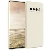 MCC For Samsung Galaxy S10+ Plus Soft Liquid Silicone Shockproof Case Cover G975 [White]